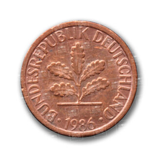 Ein Pfennig, Rückseite